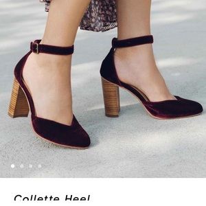 New In Box Soludos Colette Heal Bordeaux - size 7